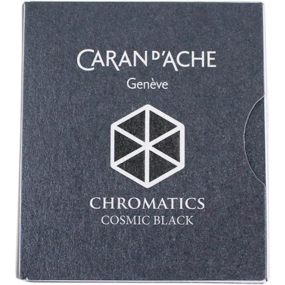 Caran d'Ache CD8021.009 Ink Cartridges - Cosmic Black (Pack of 6)
