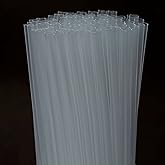 Clear Straws,200 Pcs Long Disposable Plastic Drinking Straws. (0.23''diameter and 10.2"long)-Clear