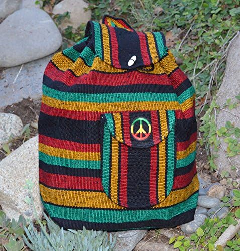 Imported Rasta Design Backpack