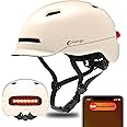 Smart4u SH50U Smart Bike Helmet with Light, Bicycle Helmet with Rear Light | Brake Warning Light | Fall Detection, CPSC Certified, Bike Helmet for Adults Men Women, Bicycle Helmet for Urban Commuter