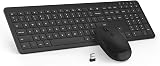 Seenda SK38 Wireless Keyboard and Mouse Set UK Layout Full Size Numeric Keypad