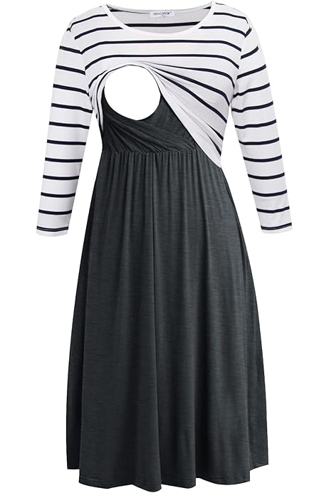 Nursing Dress Xpenyo Women's Fall Winter Long Sleeve Maternity