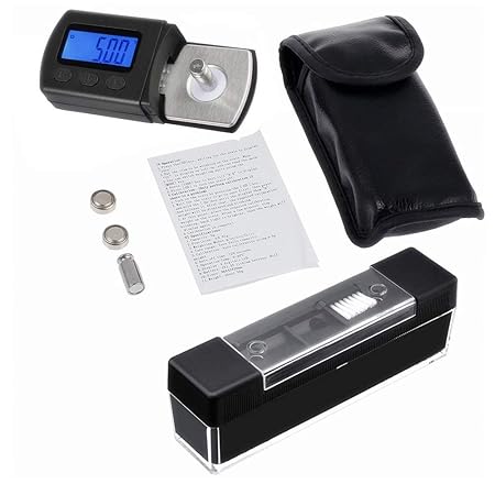 Youtoo Digital Turntable Stylus Digital Tonarmwaage Force Spurweite 0,01g LP Stylus Spur Digitale Tonarmwaage mit LCD-Anzeige