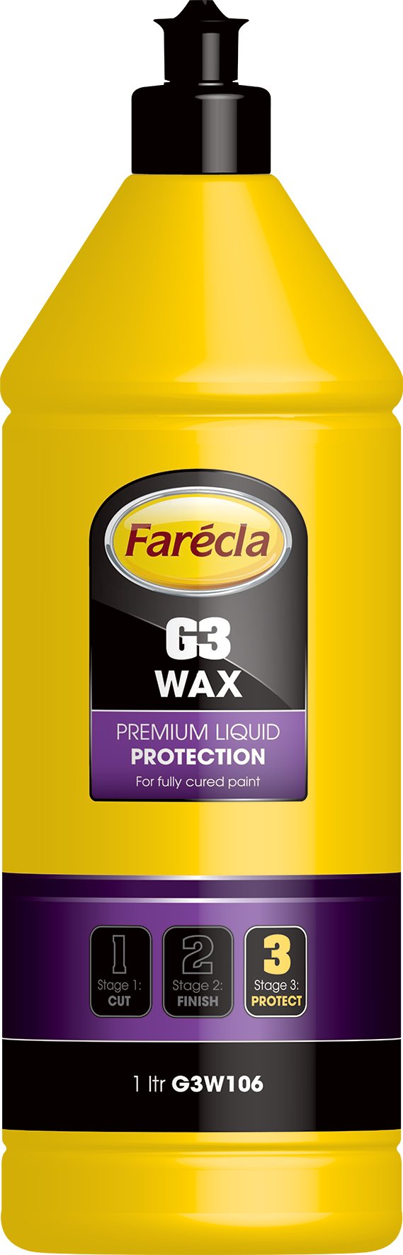 Farécla G3 Wax Premium Liquid Protection 1L (G3W106) – High Gloss Car Wax Developed for Professional Use, Easy to Apply and Buff Off, Long-Lasting Paint Protection, Hand or Machine Application