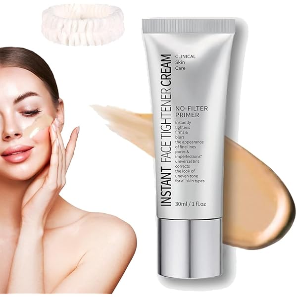 フェイスクリーム SKINITY Amazon.com : Instant Face Tightener No-Filter Primer with Brush