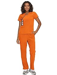 floralhue Scrubs for Women, V-Neck Scrubs Top
