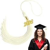 2026 Tassel Graduation Ivory Tassel 2026 for Grad Cap and Graduation Ceremony Accessory Decoration