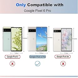 Guarishel for Google Pixel 6 Pro Case: [Built-in 4