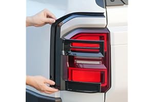 SFWAYA Tail light protection frame cover for 2024 2025 Toyota Land Cruiser 250&1958 Prado LC250 J250 Tail Light Decorative Strip Protective Cover Exterior Blackout Conversion Accessories (glossy black)