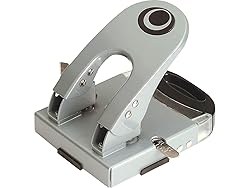 Officemate Deluxe 2-Hole Punch with Chip Drawer, 50