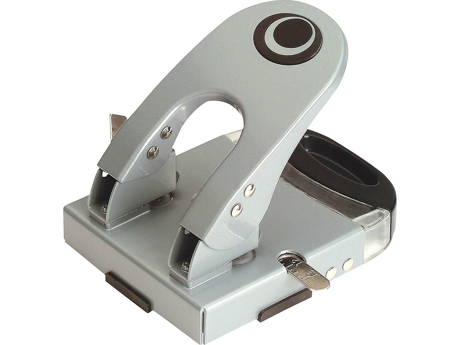 Officemate Deluxe 2-Hole Punch with Chip Drawer, 50
