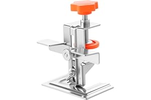 WhSunVo Cabinet Door Positioning Tool, Adjustable Cabinet Door Installation Positioner, with Base Stainless Steel Mounting Ji