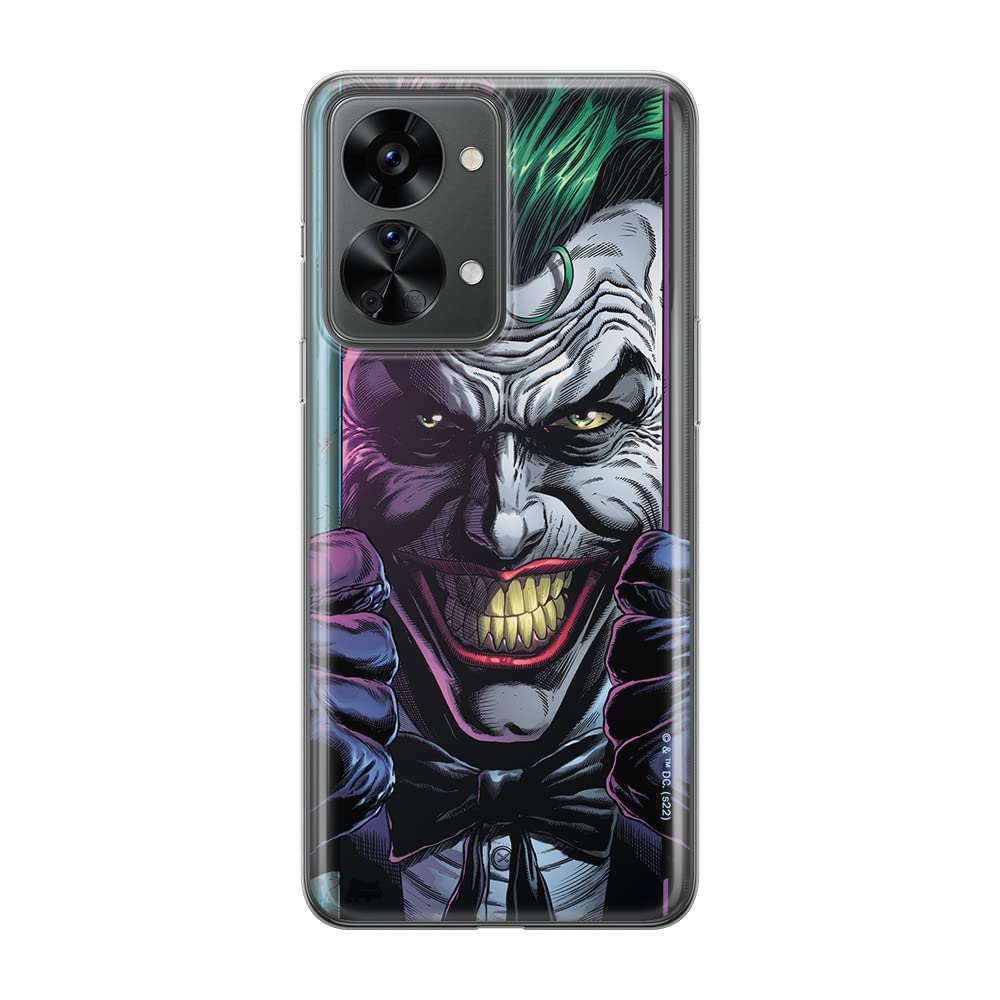 ERT GROUP mobile phone case for OnePlus NORD 2T 5G original and officially Licensed DC pattern Joker 015 optimally adapted to the shape of the mobile phone, case made of TPU