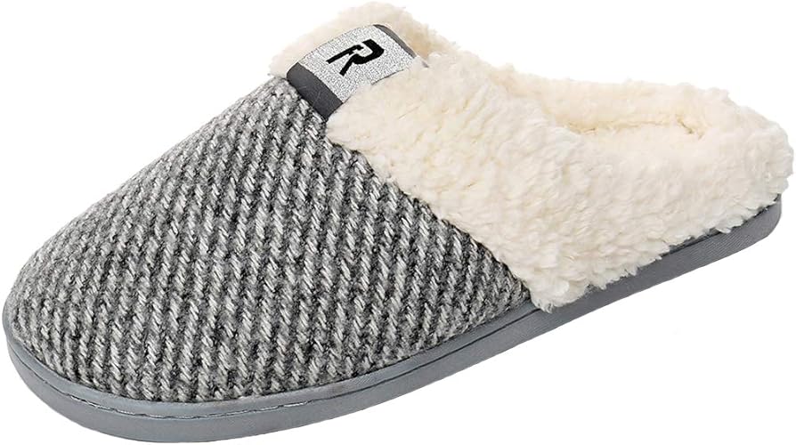 Amazon Com Real Fancy Women S Comfort Memory Foam Slippers