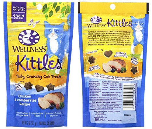 Wellness Kittles Cat Treat Variety Pack - 3 Flavors (Chicken & Cranberries, Salmon & Cranberries, an - //medicalbooks.filipinodoctors.org