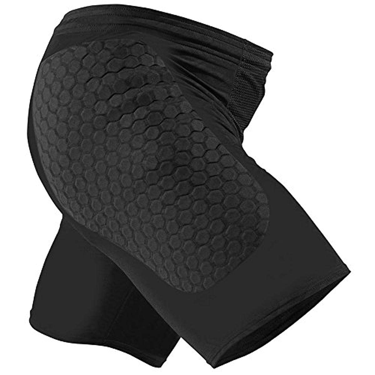 McDavid Men's Hex Sliding Compression Short, Black, L
