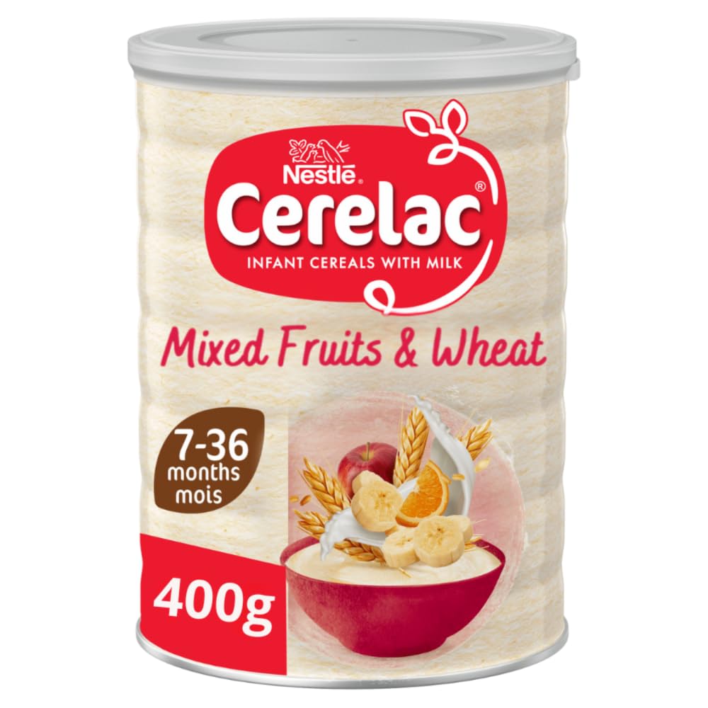 Cerelac Mixed Fruits & Wheat Infant Cereal with milk 400 g | from 7 months+ | Baby Cereal