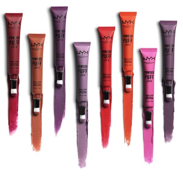 NYX PROFESSIONAL MAKEUP POWDER PUFF LIPPIE LIP CREAM, LIQUID LIPSTICK – GROUP LOVE (TRUE RED)