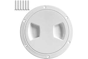 JZLiner Boat 5 Inch Inspection Port Boat Access Seal Kayak Hatch Plus RV Marine Tight Hole Cover Lid
