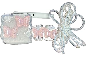 Quick-Snap Butterfly Themed 20W Adapter Cover & Cord Protector, Shockproof Sleeve for & Cable Butterfly Phone Charging Adapte