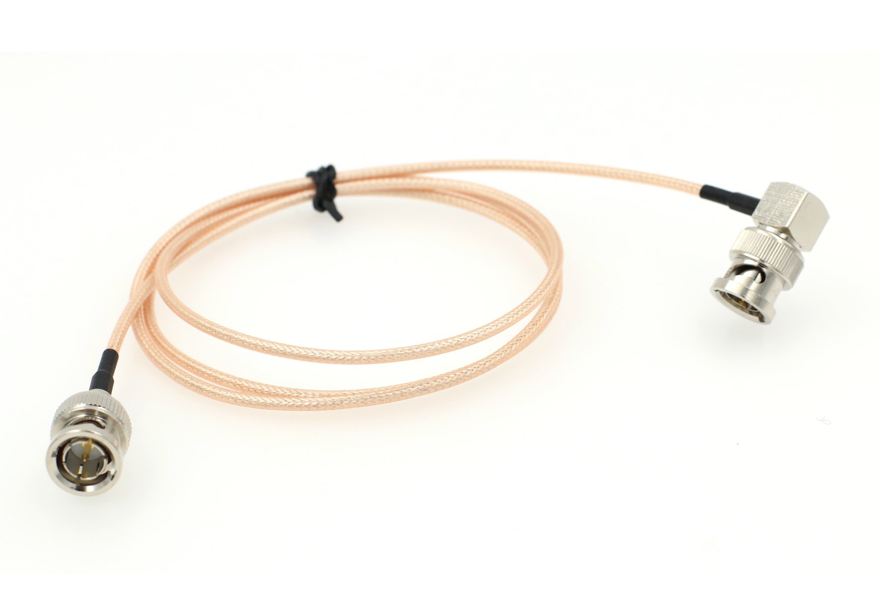 Eonvic 75ohm RG179 BNC Male to BNC Plug Male Right Angle Pigtail Coaxial Cable for BMCC VIDEO Blackmagic Camera