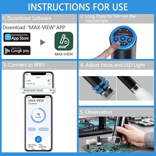 Wireless Digital Usb Microscope App For Android CAMWAY Wireless