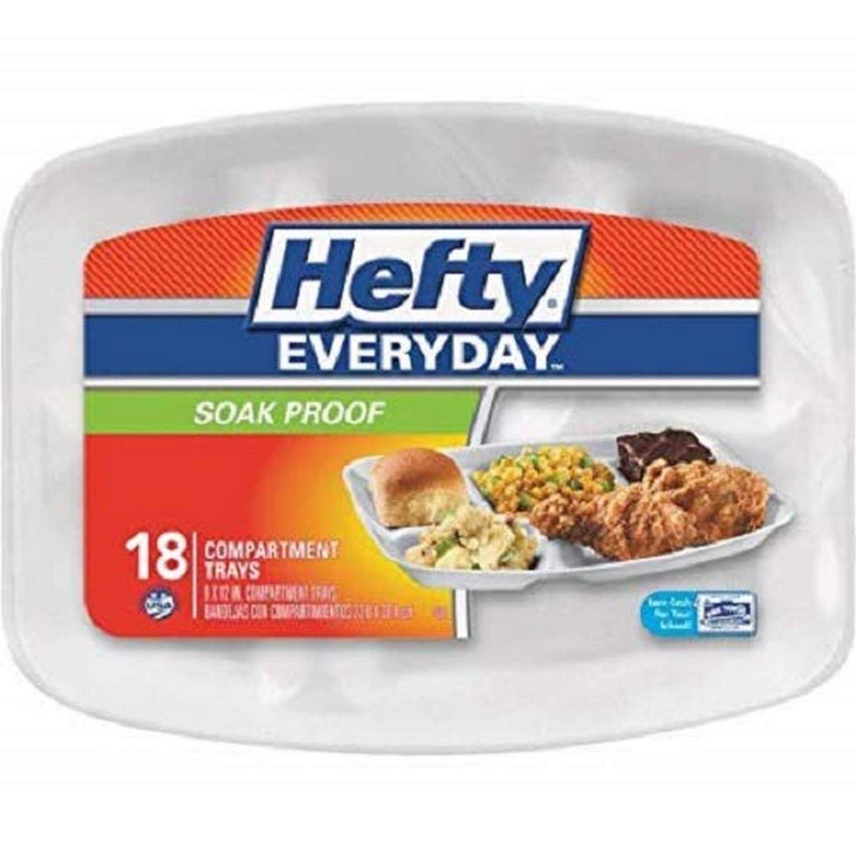 Hefty Reynolds Compart Tray, 18 Ct