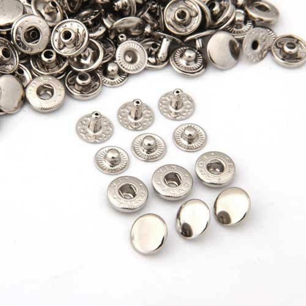 Generic 50 Set Metal No Sewing Press Studs Buttons Snap Fastener Popper
