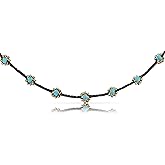 Made by Nami Colorful Bead Necklace for Women Adjustable & Waterproof Surfer Beaded Choker Necklace Handmade Boho Beach Choker for Summer Festival and Hippie Style