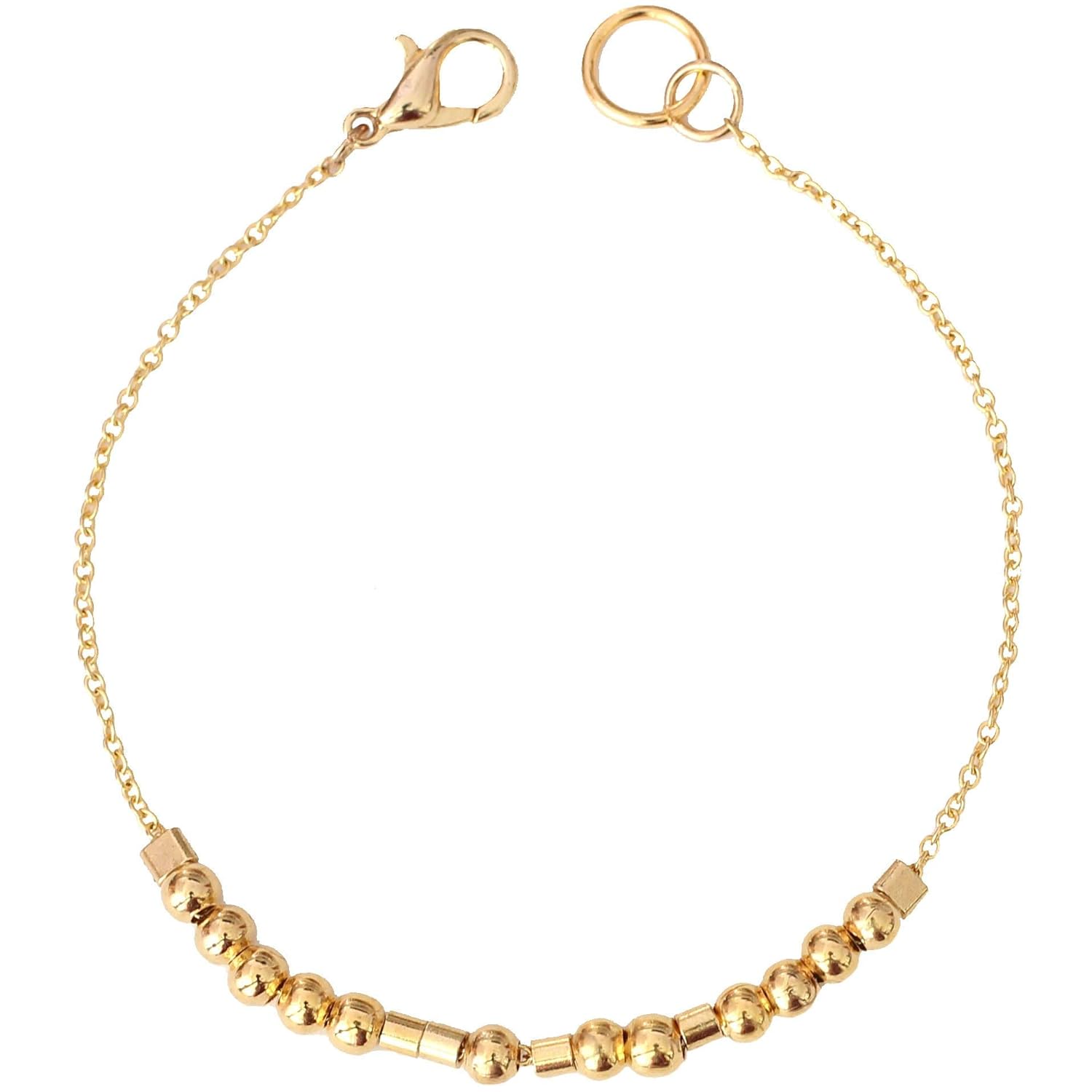 Personalized Custom Morse Code Bracelet, Custom Message, Name on a Dainty Chain