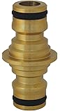 C.K G7907 Double Male Hose Connector, Gold, 1/2-Inch