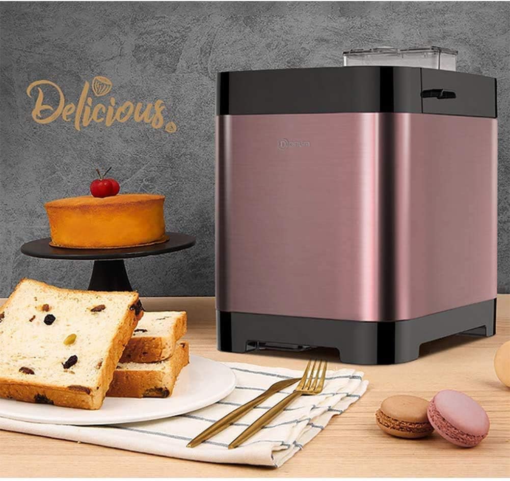 STTC Bread Machine, Automatic Bread Maker with Appointment Function, 18 Programs and 3 Baking Temperature, Automatic Yeast Dispenser, DIY Breakfast