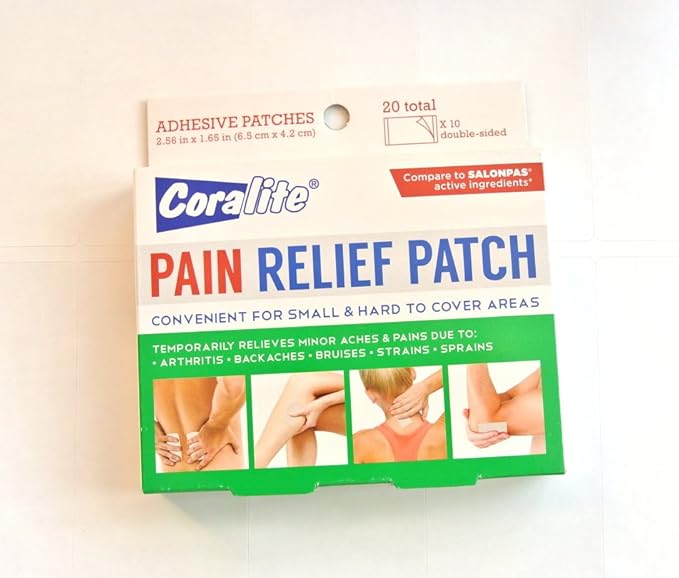 Coralite Muscle Joint Pain Relief Patch Health & Personal Care