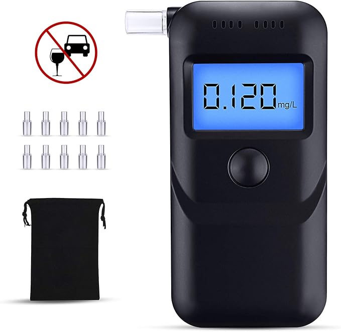 OKVOR Breathalyzer, Semiconductor High Accurate Measurement Alcohol