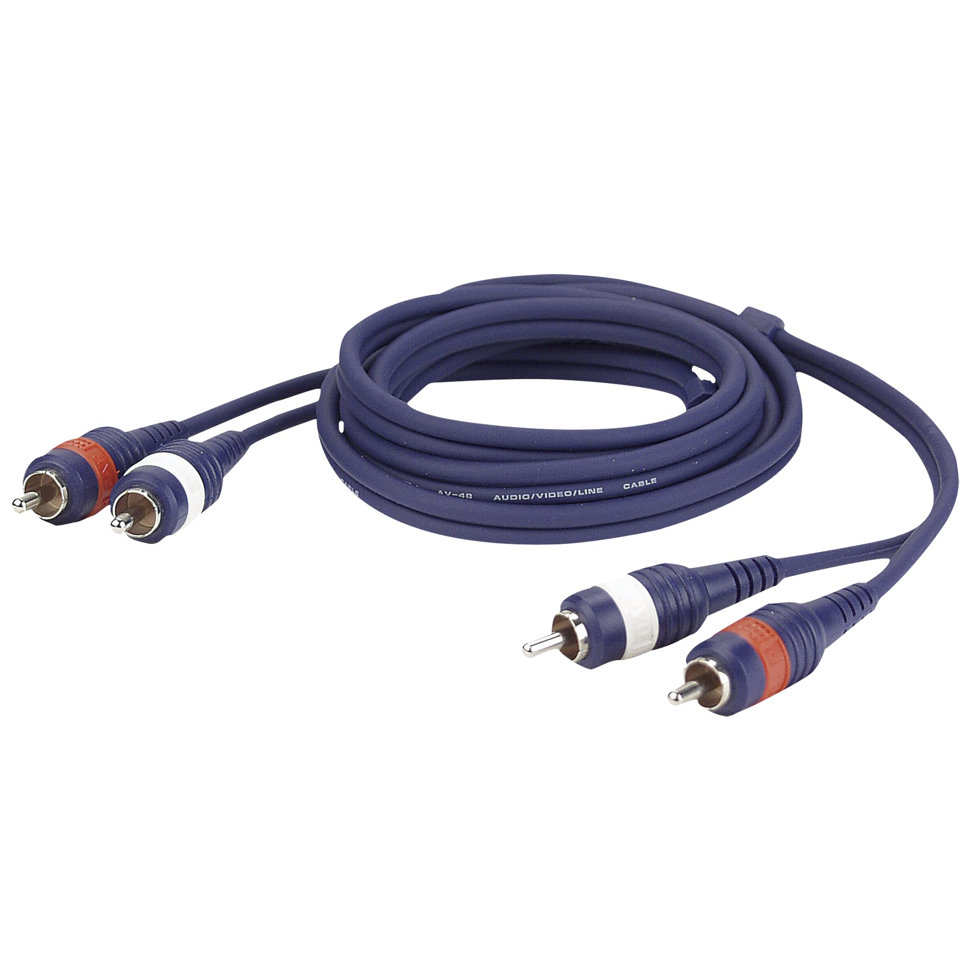 VS-ELECTRONIC - 640102 RCA cable, 2/2, 1.5 m length, blue FL24150