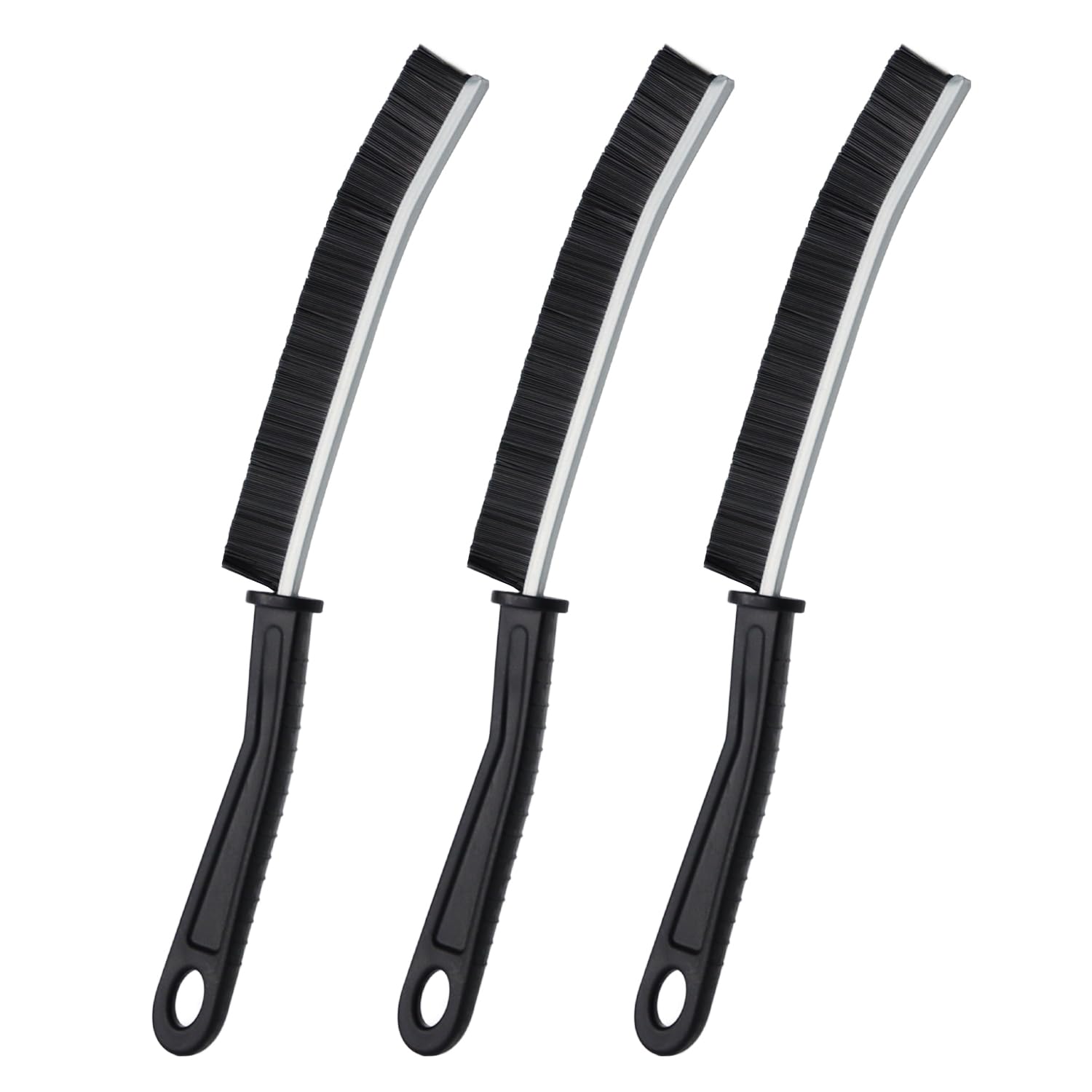 Lückenreinigungsbürste, küche Badezimmer Groove Gap Cleaning Brushelektrische reinigungsbürste,Premium schrubber mit Aluminiumstütze mit 15°-Winkel Zauberbürste, dünne Reinigungsbürste für die Küche