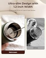 Reinmoson 304 Stainless Steel Mini Tea Strainer 1.2 inch Mesh Infuser view 3