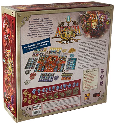 Cool Mini or Not Arcadia Quest Inferno Board Game