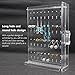 HQdeal New Acrylic Earring Display Stand Organizer Holder Earring Studs Storage Clear