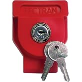 Tectran 1011LK Gladhand Lock Ma150 Key Code, Red, Made of Glass Filled Nylon, with Two Keys