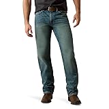 ARIAT Men's M2 Relaxed Fit Jean, Granite, 35x34