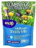 Wildflower Shady 4-in-1 Mix from Encap - 4-in-1 Mix, Annual and Perennial Seeds, Open-Pollinated, Non-GMO, with Instructions for Planting a Beautiful Garden