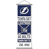Tampa Bay Lightning Banner and Scroll Sign