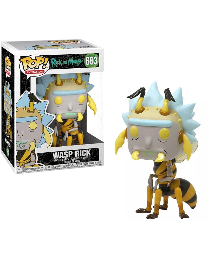 Funko Pop! Animation: Rick Sanchez & Morty - Wasp Rick Sanchez - Collectable Vinyl Figure - Gift Idea - Official Merchandise - Toys for Kids & Adults - TV Fans - Model Figure for Collectors