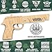 Isottcom Rubber Band Guns | Boys Toys for Outdoor Indoor Game | Wooden Toy Guns | Best Gift for Men | Wooden Pistol for Shooting Game | Kids Toys for Pretend Play | Gag Gift | Toy Gun (Beretta)