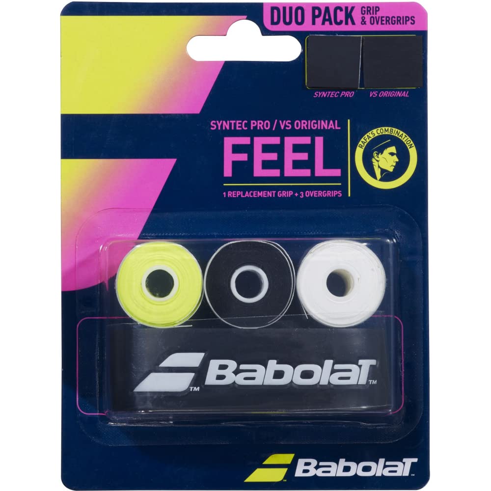 Babolat Syntec Pro Grip + VS Original Overgrips (4-pack)