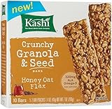 Kashi Crunchy Honey Oat Flax Bars, 7oz Box, 4 Boxes
