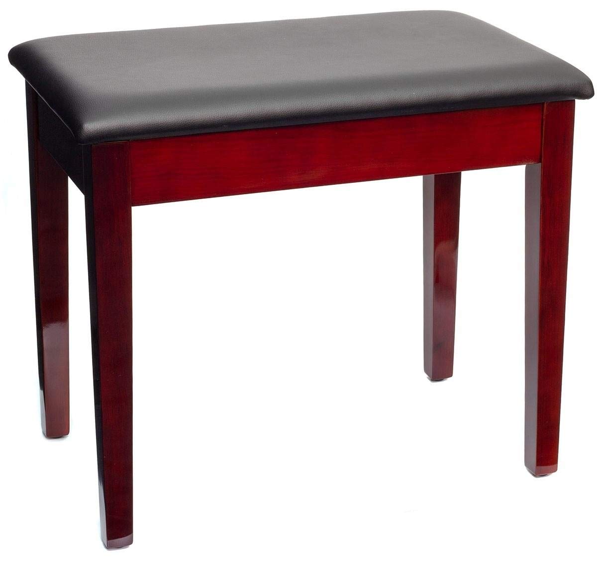 Montford MFPB1MA Storage Piano Bench - Gloss Mahogany Finish