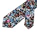 Mantieqingway Slim Ties Men's Cotton Printed Floral Neck Tie Flower Neckties (010)