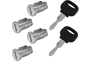 SYDSZ 4 Pack Lock Cores Compatible with One-Key System Lock Cylinders, Key Cylinder for Bike Rack, Roof Cargo, Roof Rack, Ski Rack
